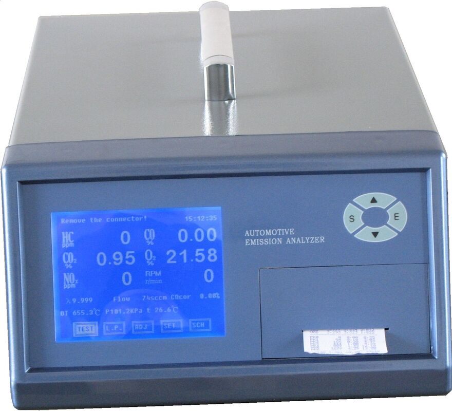 HPC500 HPC506 HC CO CO2 O2 NOx Portable 5 Gas Car Automobile Exhaust Gas Analyzer